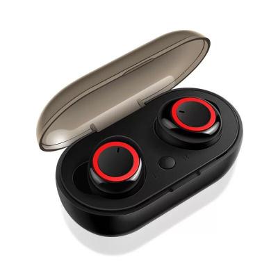 China Y50 Tws Headband BT5.0 Waterproof With Mic Charging Box True Wireless Earphone Headset Earbuds Earphone for sale