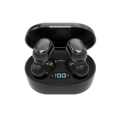 China 2020 newest earphone E6S earphone digital display waterproof touch control headset tws bt5.0 hook 2020 sport wireless earphone for sale