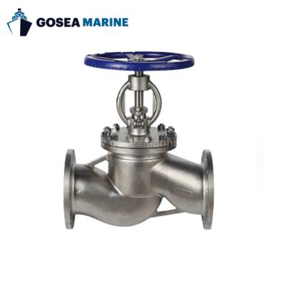 China Shipbuilding or repair JIS standard non cast iron boat globe valve stop check marine return valves for sale