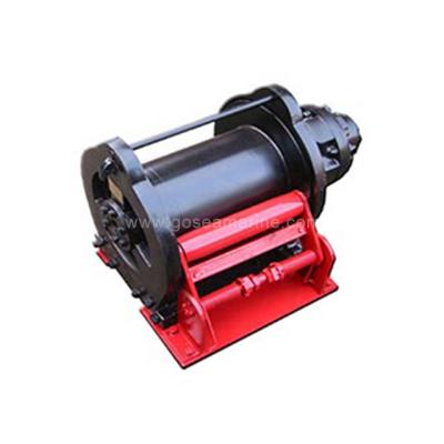 China 35 Ton Marine Winch Durable Marine Diesel Hydraulic Electric Windlass Double Drum For Boat for sale