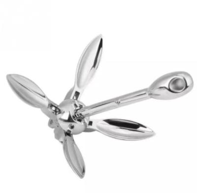 China Marine Outfitting Stainless Steel Anchor Marine Hardware Folding Anchor for sale