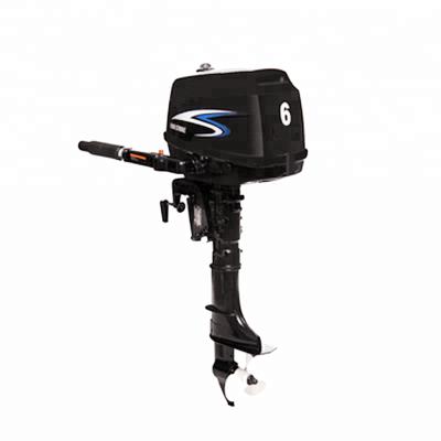 China Recreational Boat Gasoline Outboard Engine 6 HP Machine Assault Boat Thruster Marine Pulp-Hanging Fishing Boat Motor for sale