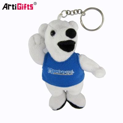 China Wholesale Promotion Mini Animal Toy Bear Plush Bulk Custom Key Chain zu verkaufen