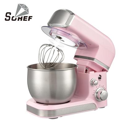 China Top Beater Knob Food Grade Stainless Steel 700w 3.5l Food Mixing Blenders Chef Stand Mixer And Chopper for sale