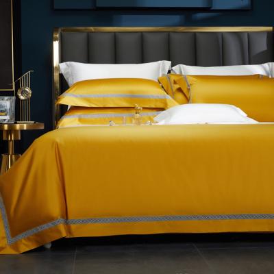 China Wholesale Nondisposable Luxury Pillowcase King Queen Size Satin Duvet Cover Sheet Sets Sheets For Home Hotel for sale