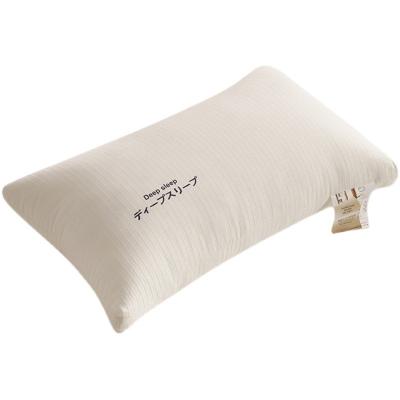 China Cheap Wholesale Anti Dust Mite Hotel Bed Sleep Cotton Fabric Breathable 100% Cloud Pillows For Bed Support for sale