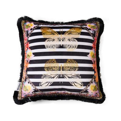 China Wholesale Nordic Home Viable Luxury Sublimation Hidden Zipper Pillow Cases Custom Decor Velvet Plush Sofa Sleeping Throw Pillow Covers for sale