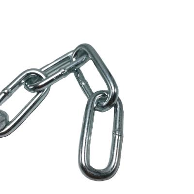 China Galvanized Welded Electric Galvanized Chain Link Chain DIN763 Size 5mm Long Drag Chain for sale