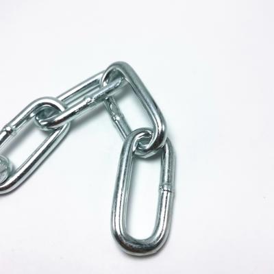 China Galvanized Drag Chain Q195 Q235 Link Chain DIN763 Standard 5mm Welded Link Chain Long for sale