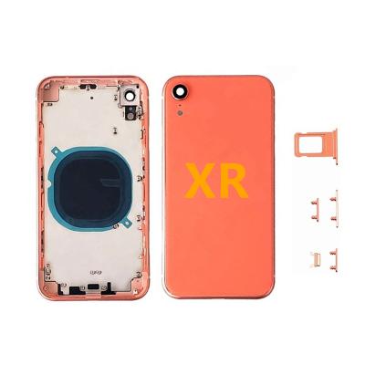 China Metal Mobile Phone Back Glass Housing Middle View Housing Back Cover For iPhone XR for sale