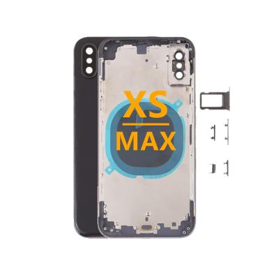 China Metal Cell Phone Back Glass Housing Middle View Housing Back Cover For iPhone XS Max for sale