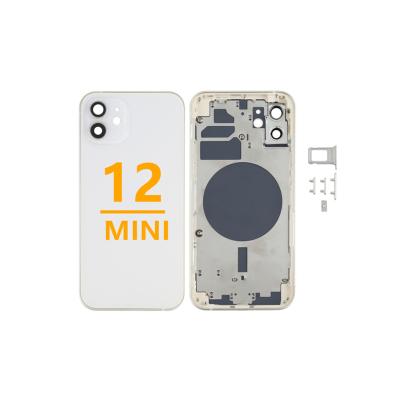 China Metal Mobile Phone Back Glass Housing Middle View Housing Back Cover For iPhone 12 mini for sale