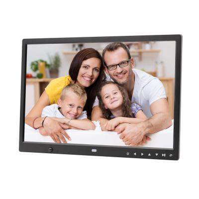 China XCLT Popular 15 Inch Motion Sensor Digital Photo Album VCR Photo Frame Clock XCLT For Advertising for sale