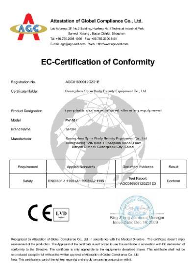 CE - Guangzhou Spon Electric Technology Co., Ltd.