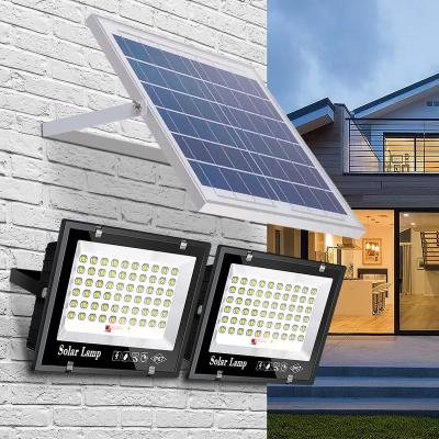 China 300W Solar Tow Two Yard Waterproof Super Bright Household Yard Light Automatic Dark Automatic Lighting Street Light One Case Outdoor for sale