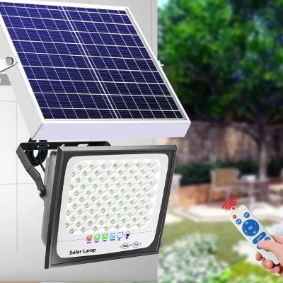 China 100W solar outdoor yard light household high power LED lamparas super bright solares for sale