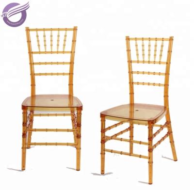 China ZY23330 wholesale acrylic wedding chiavari chair transparent plastic plastic chiavari chairs for sale