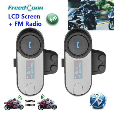 China Motorcycle Mp3 Motorcycle Radio TCOM-SC Bluetooth Motorcycle Helmet Intercom BT Interphone for sale