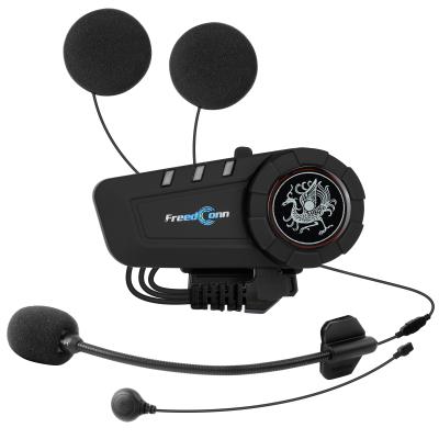 China China KY-pro Style FreedConn Motorcycle 5.0 Bluetooth Helmet Intercom Headset 6-Way Group Talk System With Other Brand Music Waterproo for sale