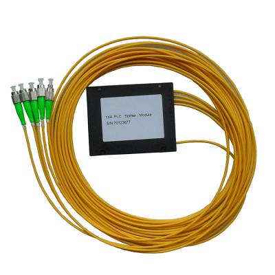 China FTTX Systems/PON Networks/CATV Links Fiber Optic PLC Splitter With ABS Box Package Or Mini Package With Fcsclcst Connectors PLC Splitter for sale