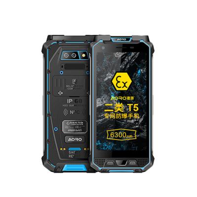 China 4G lte dual SIM Card IP68 Android 8 1 zone iecex atex mobile phone inherently safe oil and gas waterproof explosion proof phones for sale