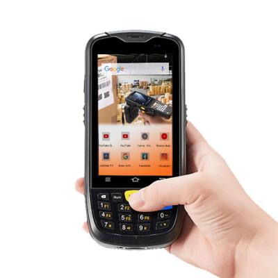 China Handheld Computer 4 Inch PDA Inventory Rugged Handle Touch Portable Mobile Computer With Infrared Industrial Pda Barcode Scanner Android 12 Pdas for sale