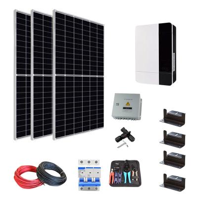 China Home Home Without Battery 1 Phase Off Grid Complete  PV Solar Power Kit  Z Bracket Soar Panel Mounting Solar Energy System for sale