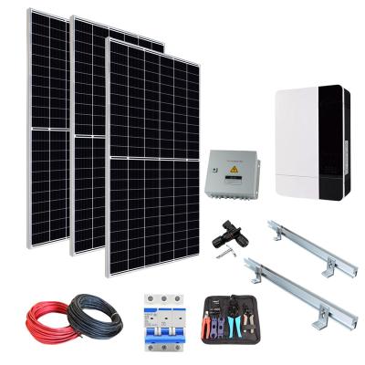 China Home Off Grid 5000W Solar Panels 5kw Solar System on 5000 Watts Full Set kit Solar Energy System for sale