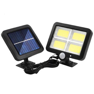 China Life New Waterproof Garden 128LED Upgraded Lighting Angle Garden 180 Outdoor Wall Light Garage Porch Led Solar Sensor Wall Light for sale