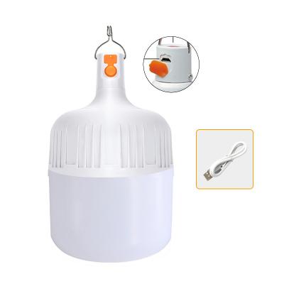 China Portable 100W Tent Lamp Battery Plastic Lantern GRILL UP Camping Light Bulb USB LED Emergency Outdoor Lights for Patio Porch Garden for sale