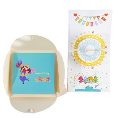 China Custom Grand-Stock Specialty Paper Best-Selling Cheap Three-Dimensional Effect Cute 3d Greeting Cards for sale