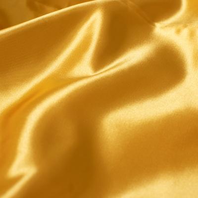 China 100% Organic Polyester Glazed Satin 150GSM Heavy Fabric Smooth Satin Fabric For Wedding for sale