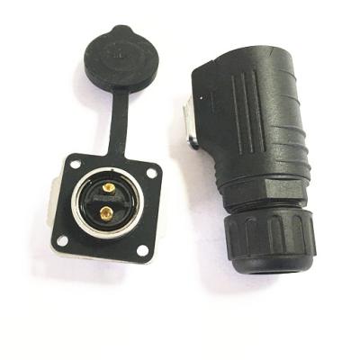 China Hot Sales IP68 Waterproof Power Connector 2 Quick Lock 3 4 Pin Female Receptacle Male Sockets For Farm Equipment Connection for sale