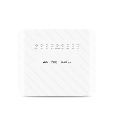 China 11AC 4G CAT6 high power Enterprice 5g 4g wifi router sim outdoor convenient card networking industrial CPE router for sale