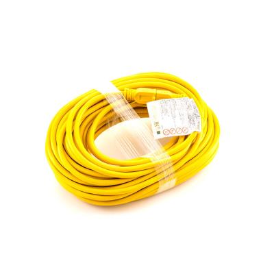 China Professional Home Appliance Manufacturer Outdoor Yellow Extension Cord for sale