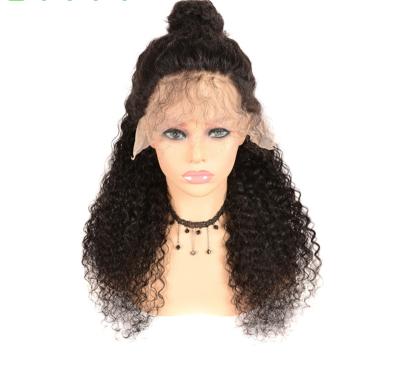 China Body Wave 13*4 Lace Up Natural Front Wigs Deep Wave Curly Hair Wigs Thick End Hair Wigs For Color Women Hair for sale