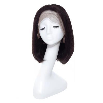 China Cheap Chinese Body Wave Hair Wigs 13*4 Lace Front Wigs Human Hair Black Color Bob Wigs Natural Human Hair for sale