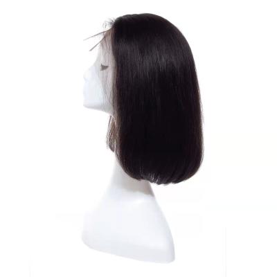 China Cheap Body Wave 13*4 HD Black Color Hair Wigs Bob Wigs Human Hair Straight Body Remy Human Hair 100% for sale