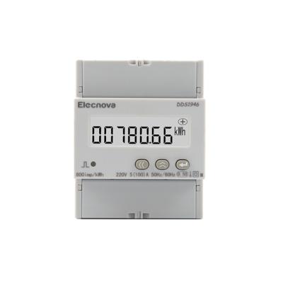 China MI Approval DDS1946 Single Phase To DDS1946-2P Three Phase European Power Meter for sale