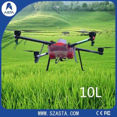 China 6 Quadcopter Fertilizer 10L Professional Agriculture Electric Drone Automatic Pesticide Sprayer for sale