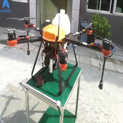 China Aluminum Frame Gasoline-Electric Hybrid Agricultural Spraying Drone With Long Span Time 16L Tank Capacity 6000w Generator for sale