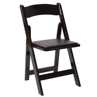 China Modern Wholesale Commercial Wedding Party Stackable Event Folding/Folding Chair Black Plastic Plastic Chair for sale