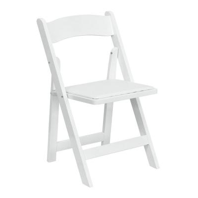 China Wholesale Good Quality Modern Wedding Outdoor Wedding Foldable Event Chair Wholesale White Resin Plastic Plastic Folding Chair for sale