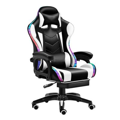 China Ergonomic adjustable computer black PC Gamer sedie OEM convertible RGB rosa sillas (height) lifting gamer led pack gaming chair for sale