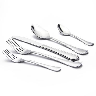 China Viable Gold Spoon Cutlery Set Fork And Spoon Set Stainless Steel For Restaurant Festival for sale