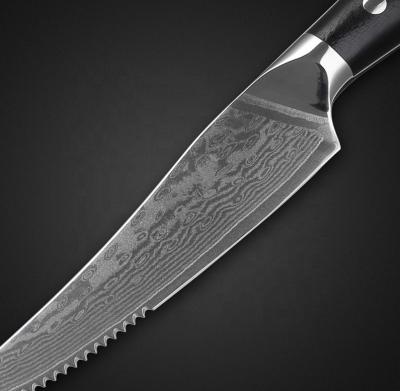 China Durable Modern 4.5 Inch Serrated Steak Knives Kitchen Steak Knives Stainless Steel Steak Knife Set for sale