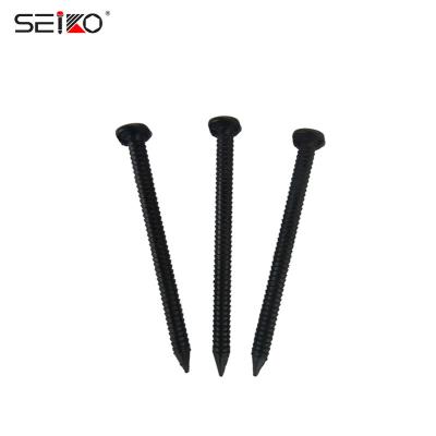 China Matte Black Concrete Ring Shank Nails for sale