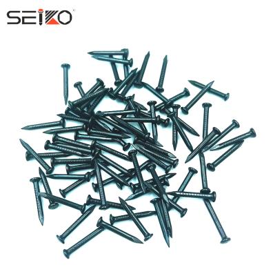 China Matte Black Grooved Smooth Concrete Nails for sale