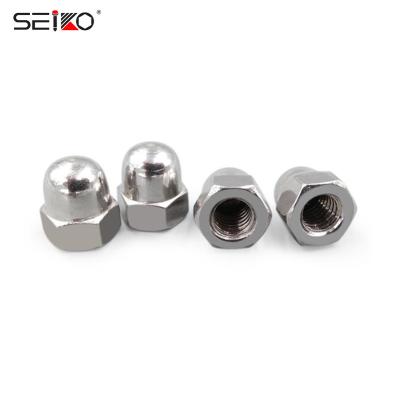 China DIN1587 Carbon Steel Hex Cap Cap Nut , Dome Nut for sale