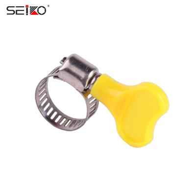 China Pipe Clamp Keyed Pipe Clamps Hand Clamp Stainless Steel Pipe Clamp With Handle for sale